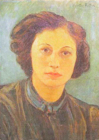 Portrait of Noor Inayat Khan by Violet Overton Fuller